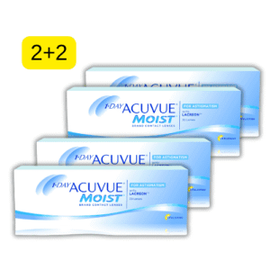 Lentes de contacto Acuvue MOIST 1-DAY para Astigmatismo Promo 2+2