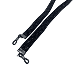 Cordón para lentes con brillos – color negro