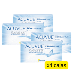 Lentes de contacto Acuvue Oasys con HydraClear Plus PROMO 2+2