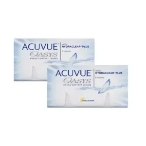 Lentes de contacto Acuvue Oasys Promo 2 cajas