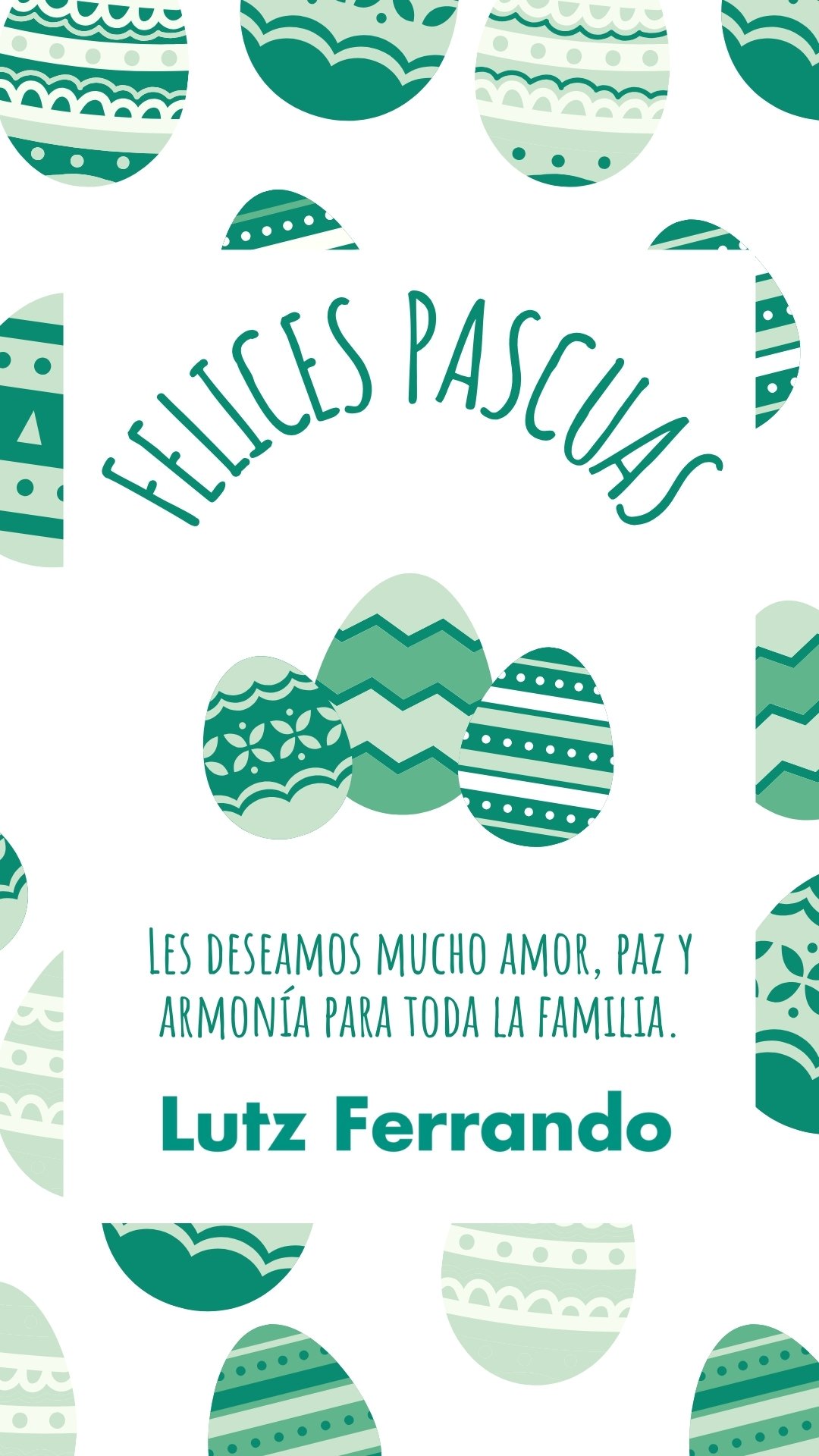 Les deseamos mucho amor, paz y armonía para toda la familia